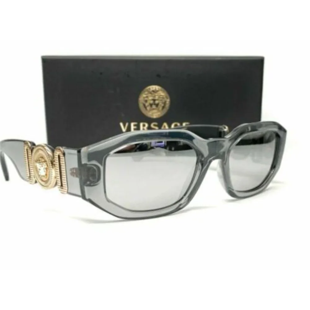 Versace Men's Transparent Grey Sunglasses!